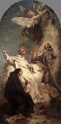 PIAZZETTA, Giovanni Battista Three Dominican Saints sg Sweden oil painting artist